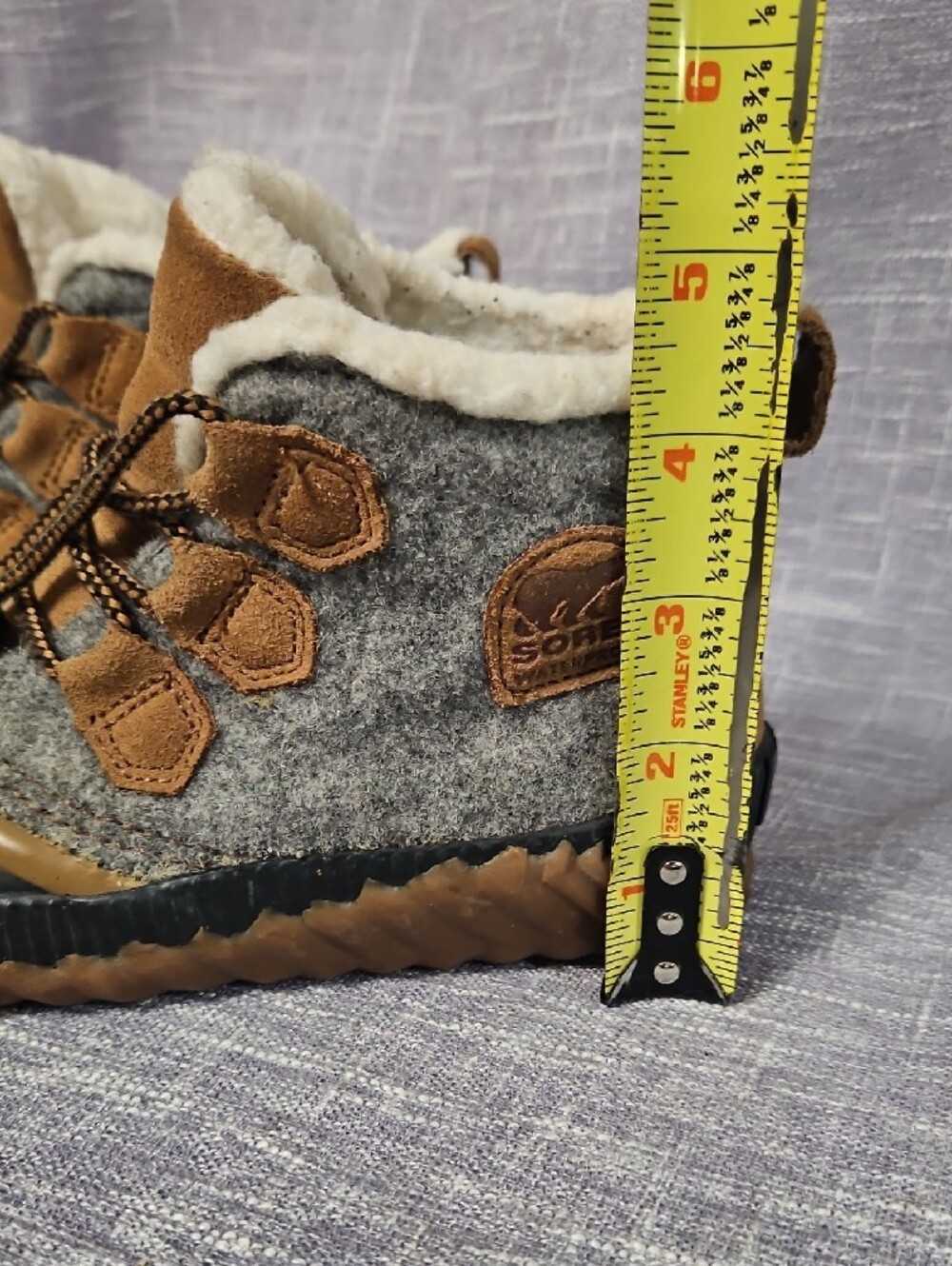 Sorel Youth Out 'N About Plus Felt Waterproof Duck Boots Size 3Y - Picture 9 of 9